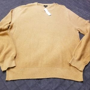 NWT Men's J Crew Tan Crewcut Sweater